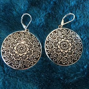 Lane Bryant disk earrings